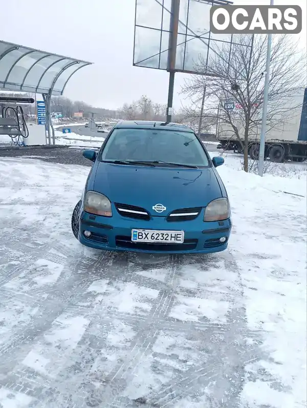 Минивэн Nissan Almera Tino 2002 2 л. Автомат обл. Хмельницкая, Хмельницкий - Фото 1/21