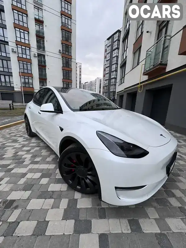 Внедорожник / Кроссовер Tesla Model Y 2021 null_content л. Автомат обл. Ивано-Франковская, Ивано-Франковск - Фото 1/21