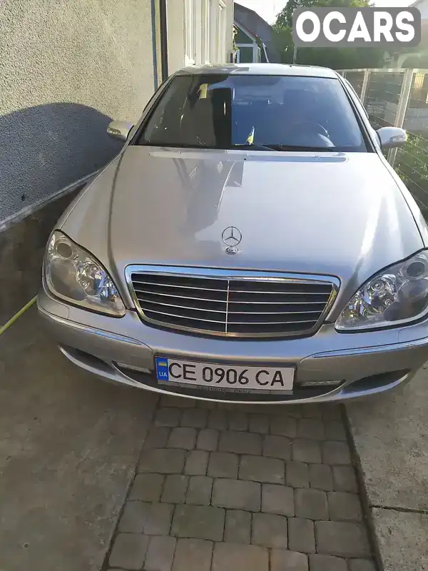 Седан Mercedes-Benz S-Class 2003 3.22 л. Автомат обл. Чернівецька, Чернівці - Фото 1/17