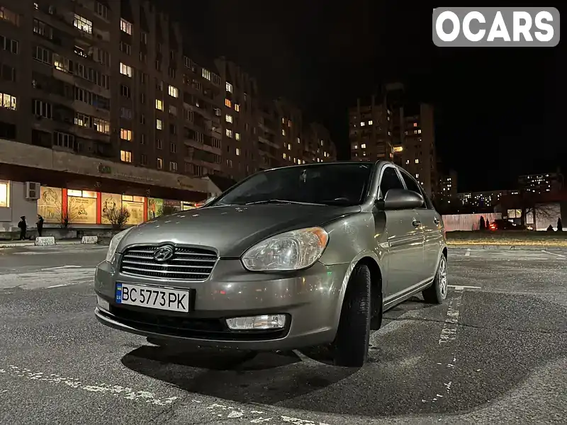 Седан Hyundai Accent 2008 1.4 л. Ручна / Механіка обл. Львівська, Львів - Фото 1/17