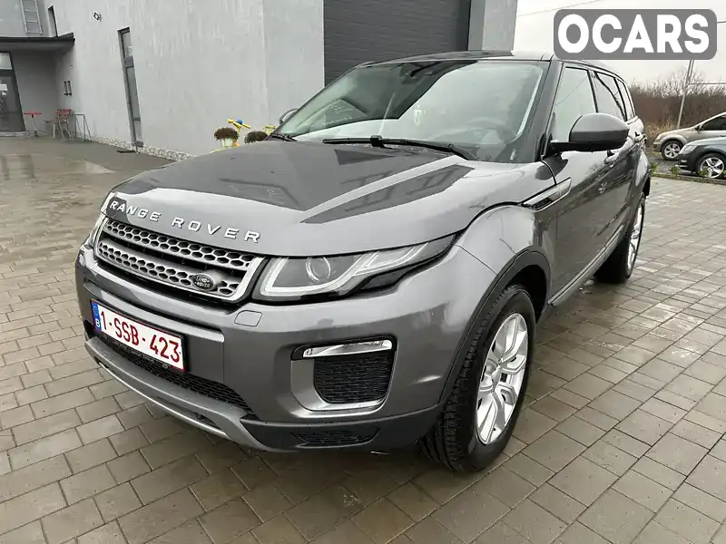 Позашляховик / Кросовер Land Rover Range Rover Evoque 2017 null_content л. Автомат обл. Закарпатська, Виноградів - Фото 1/21