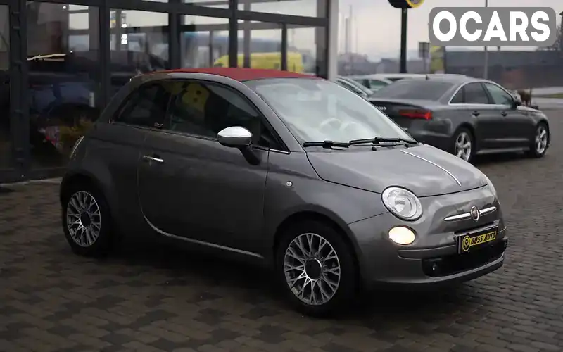 Кабриолет Fiat 500 2012 1.24 л. Ручная / Механика обл. Закарпатская, Мукачево - Фото 1/18