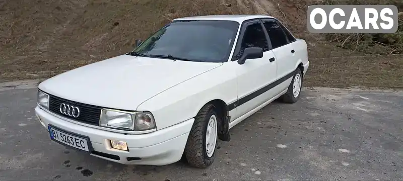 Седан Audi 80 1988 1.8 л. Ручна / Механіка обл. Полтавська, Кременчук - Фото 1/12