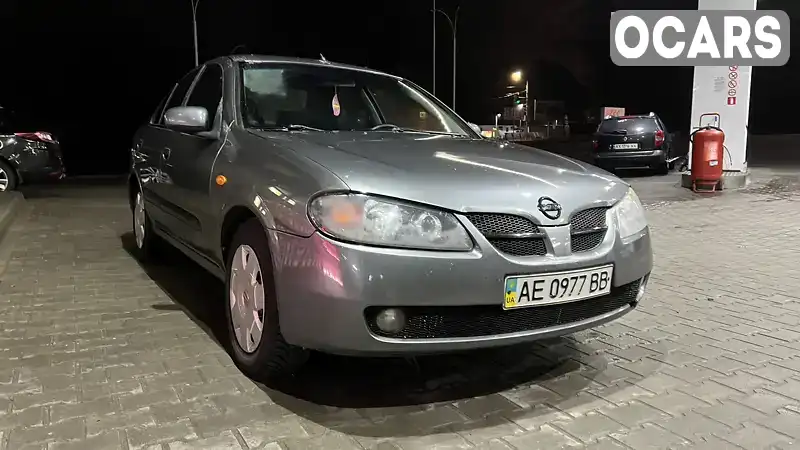 Седан Nissan Almera 2002 1.5 л. Ручная / Механика обл. Днепропетровская, Днепр (Днепропетровск) - Фото 1/8