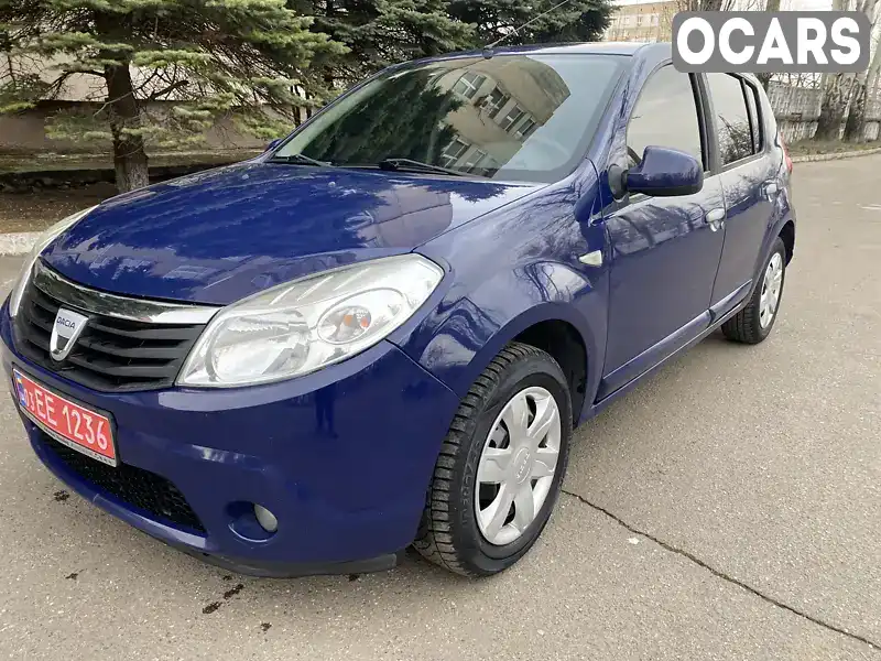 Хетчбек Dacia Sandero 2009 1.6 л. Ручна / Механіка обл. Миколаївська, Миколаїв - Фото 1/21