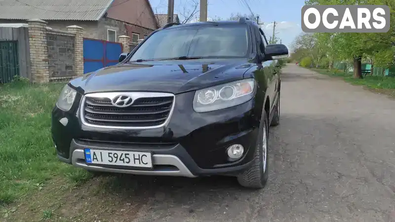 Внедорожник / Кроссовер Hyundai Santa FE 2012 2.2 л. Ручная / Механика обл. Донецкая, Дружковка - Фото 1/12