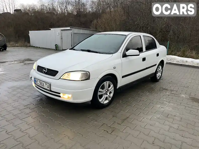 Седан Opel Astra 2000 1.6 л. Ручна / Механіка обл. Львівська, Турка - Фото 1/20
