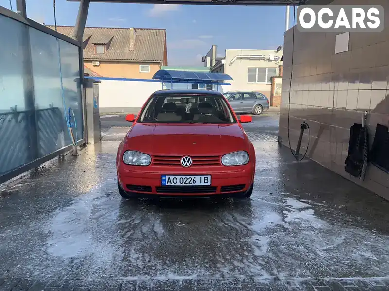 Хетчбек Volkswagen Golf 1999 1.6 л. Ручна / Механіка обл. Закарпатська, Виноградів - Фото 1/11