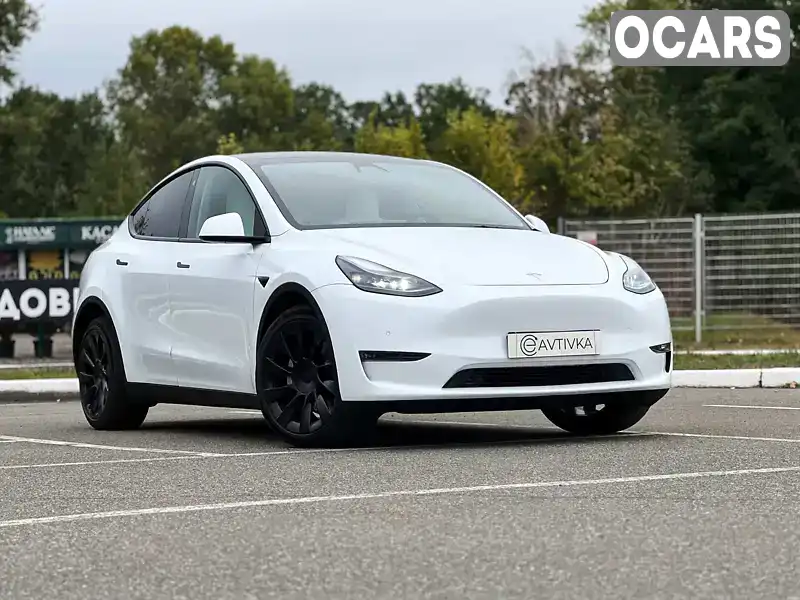 Внедорожник / Кроссовер Tesla Model Y 2021 null_content л. Автомат обл. Киевская, Киев - Фото 1/21