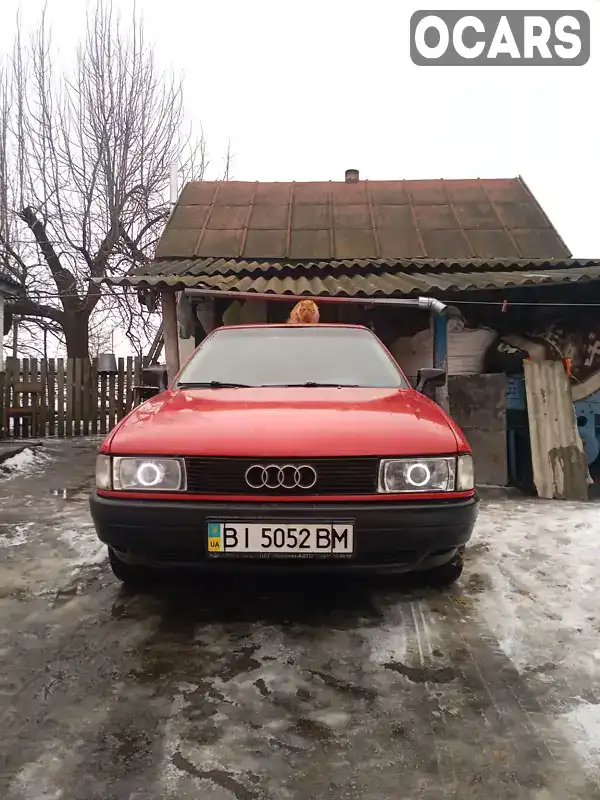 Седан Audi 80 1991 1.98 л. обл. Полтавська, Полтава - Фото 1/3