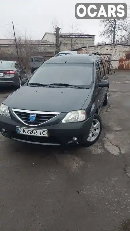 Седан Dacia Logan 2008 1.6 л. Ручная / Механика обл. Черкасская, Ватутино - Фото 1/11