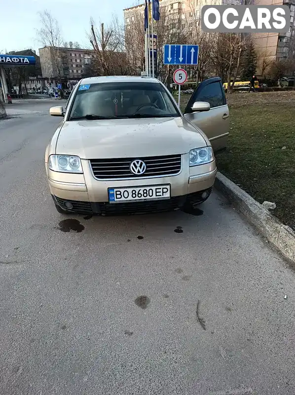 Седан Volkswagen Passat 2001 1.78 л. обл. Тернопольская, Тернополь - Фото 1/17