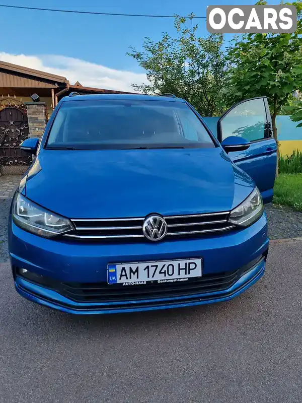 Мікровен Volkswagen Touran 2018 1.6 л. Типтронік обл. Житомирська, Коростень - Фото 1/21
