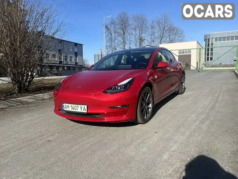 Седан Tesla Model 3 2022 null_content л. Автомат обл. Житомирська, Житомир - Фото 1/21