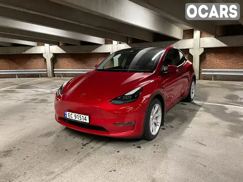 Внедорожник / Кроссовер Tesla Model Y 2021 null_content л. Автомат обл. Львовская, Львов - Фото 1/21