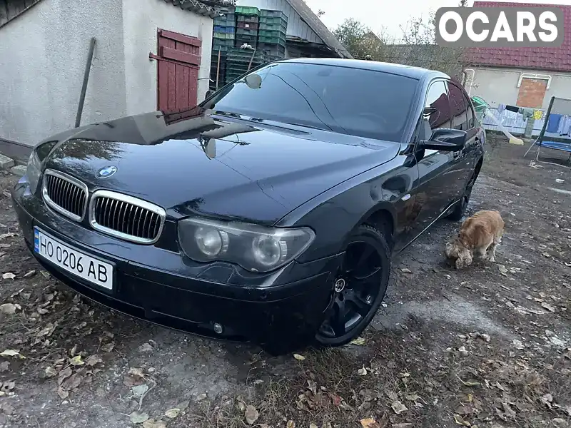 Седан BMW 7 Series 2002 4.4 л. Автомат обл. Тернопільська, Збараж - Фото 1/11