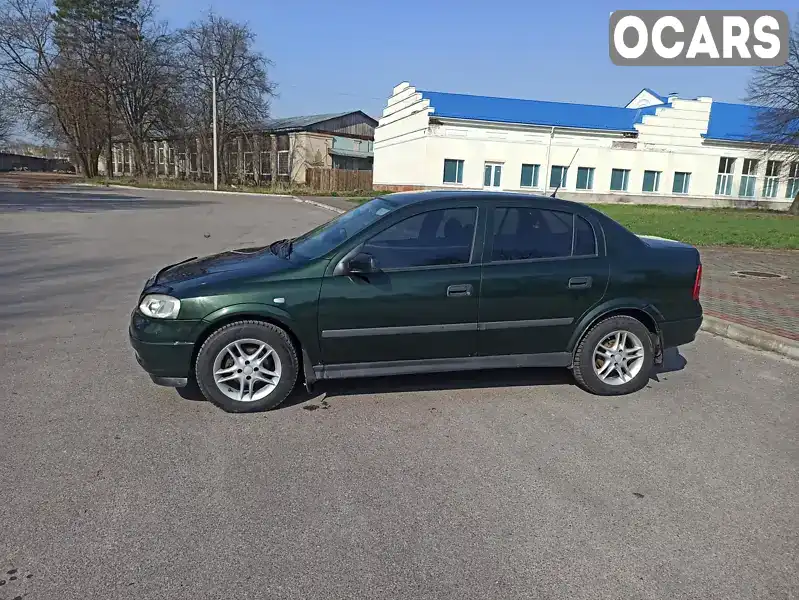 Седан Opel Astra 2002 1.6 л. Ручна / Механіка обл. Сумська, Шостка - Фото 1/10