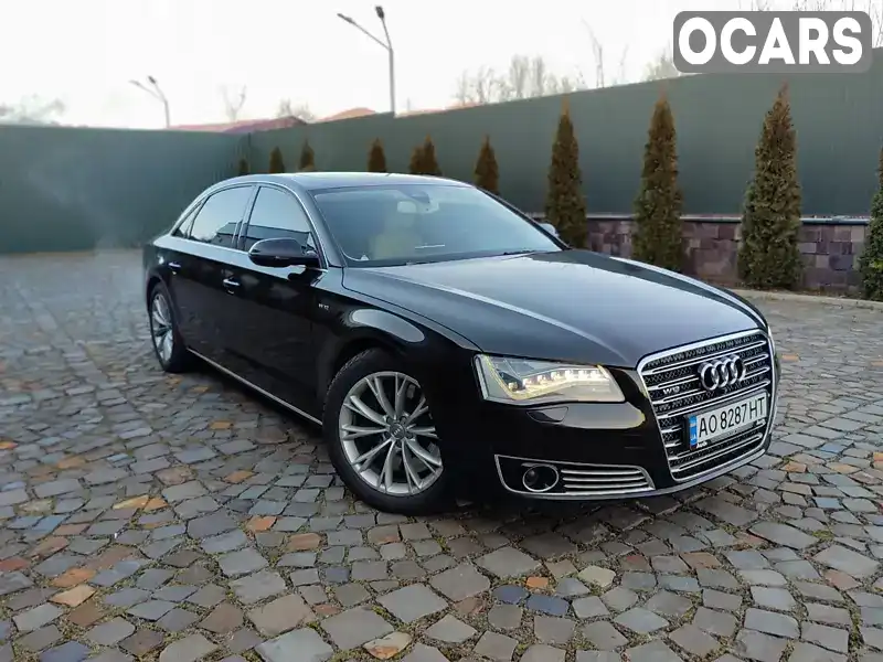 Седан Audi A8 2012 6.3 л. Автомат обл. Закарпатская, Мукачево - Фото 1/21