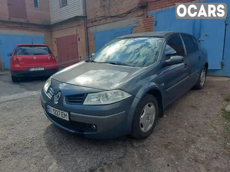 Седан Renault Megane 2007 1.4 л. Ручна / Механіка обл. Полтавська, Полтава - Фото 1/14