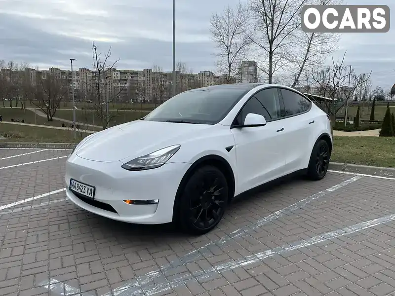 Внедорожник / Кроссовер Tesla Model Y 2021 null_content л. Автомат обл. Киевская, Киев - Фото 1/17