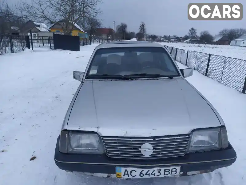 Седан Opel Ascona 1987 1.6 л. Ручна / Механіка обл. Волинська, Луцьк - Фото 1/7