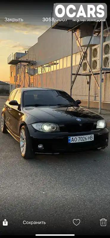 Хетчбек BMW 1 Series 2005 1.6 л. Ручна / Механіка обл. Закарпатська, Виноградів - Фото 1/21