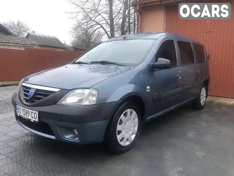 Седан Dacia Logan 2007 1.39 л. Ручная / Механика обл. Тернопольская, Лановцы - Фото 1/18