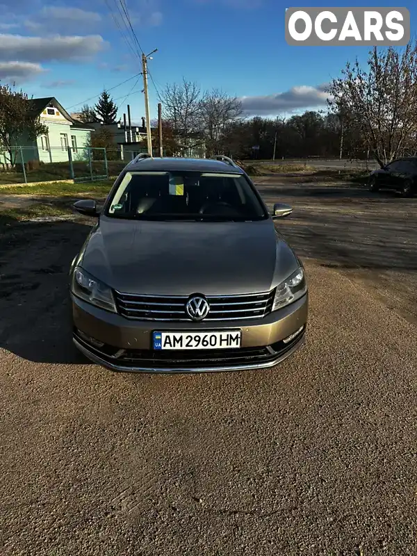 Универсал Volkswagen Passat 2013 1.97 л. Автомат обл. Житомирская, Житомир - Фото 1/13