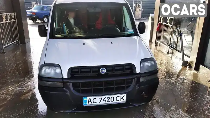 Минивэн Fiat Doblo 2001 1.9 л. Ручная / Механика обл. Волынская, Луцк - Фото 1/9