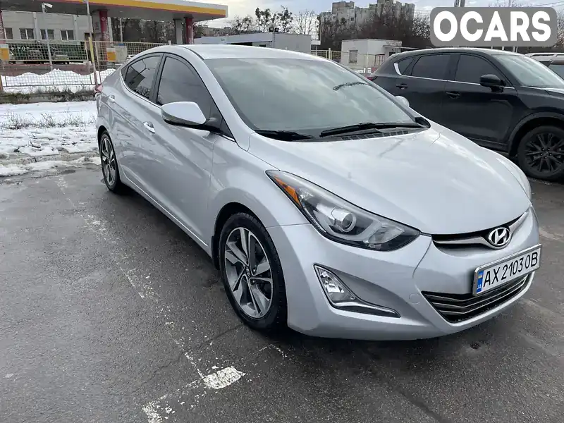 Седан Hyundai Elantra 2014 1.8 л. Автомат обл. Київська, Київ - Фото 1/15