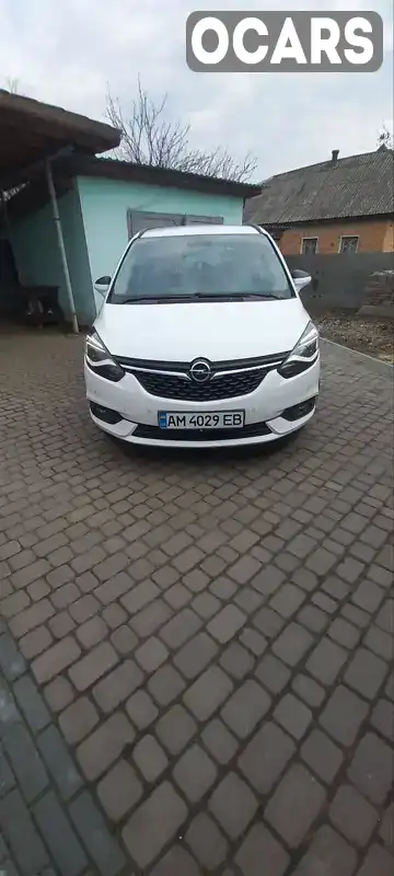 Мінівен Opel Zafira Tourer 2016 2 л. Автомат обл. Житомирська, Малин - Фото 1/19