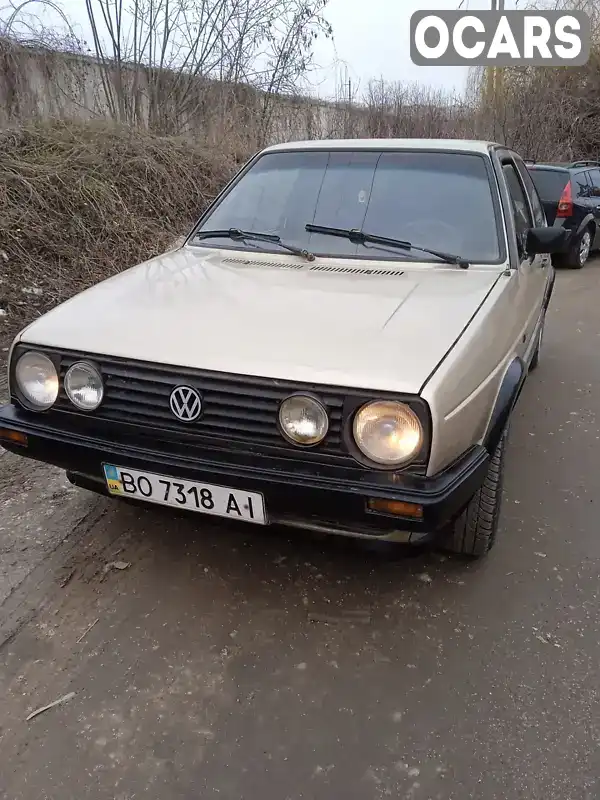 Хетчбек Volkswagen Golf 1986 1.6 л. обл. Тернопільська, Тернопіль - Фото 1/13