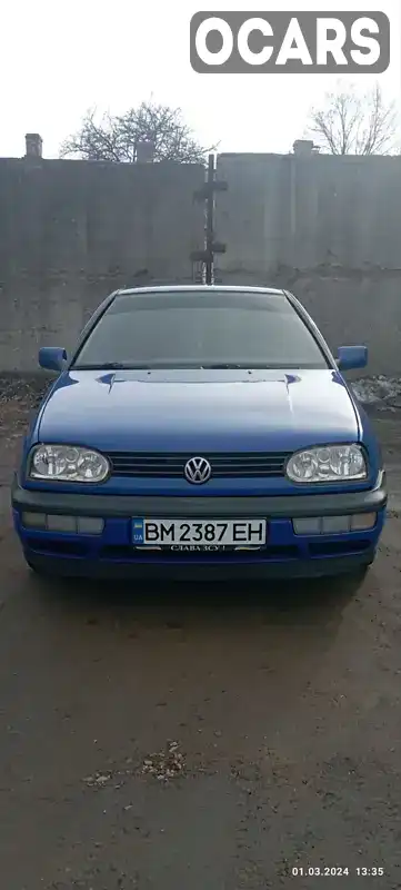 Хетчбек Volkswagen Golf 1993 1.9 л. Ручна / Механіка обл. Сумська, Ромни - Фото 1/12