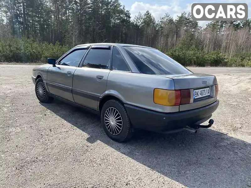 Седан Audi 80 1989 1.78 л. Ручна / Механіка обл. Рівненська, Костопіль - Фото 1/13