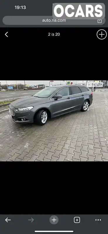 Универсал Ford Mondeo 2019 2 л. Автомат обл. Закарпатская, Мукачево - Фото 1/21