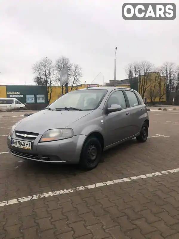 Хетчбек Chevrolet Kalos 2007 1.15 л. Ручна / Механіка обл. Житомирська, Житомир - Фото 1/6