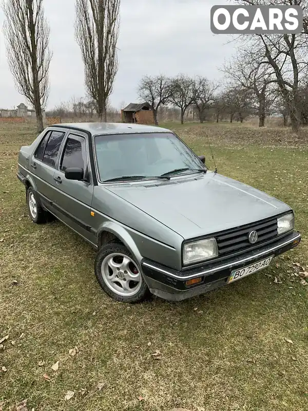 Седан Volkswagen Jetta 1988 1.6 л. Ручная / Механика обл. Тернопольская, Чортков - Фото 1/8