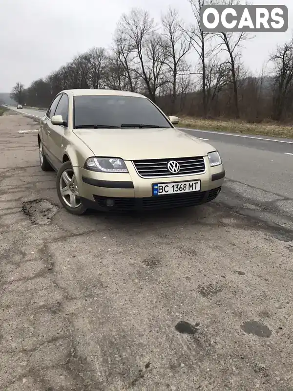 Седан Volkswagen Passat 2002 2 л. Ручная / Механика обл. Львовская, Стрый - Фото 1/20