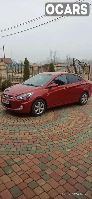 Седан Hyundai Accent 2012 1.4 л. Автомат обл. Винницкая, Винница - Фото 1/21