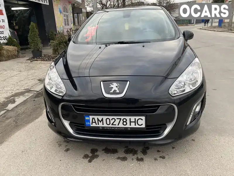 Хетчбек Peugeot 308 2012 1.56 л. Ручна / Механіка обл. Житомирська, Звягель - Фото 1/11