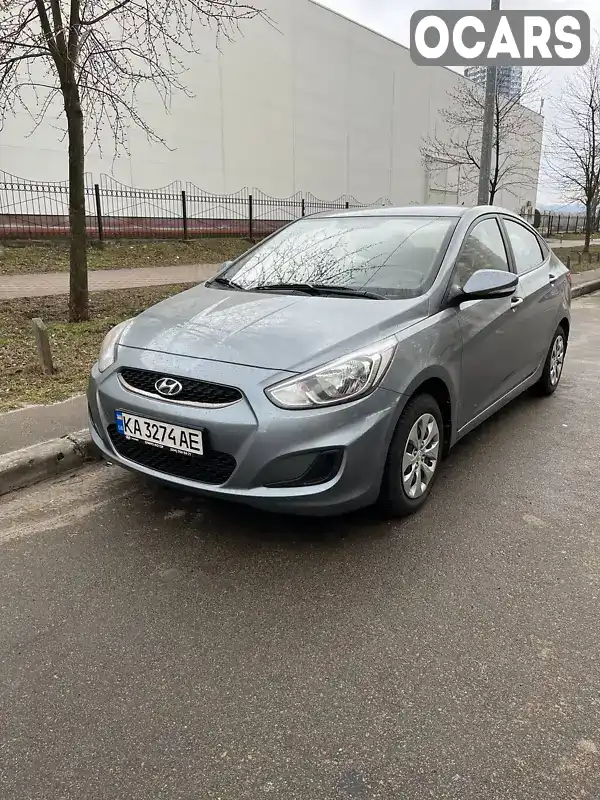 Седан Hyundai Accent 2019 1.37 л. Ручна / Механіка обл. Київська, Київ - Фото 1/18