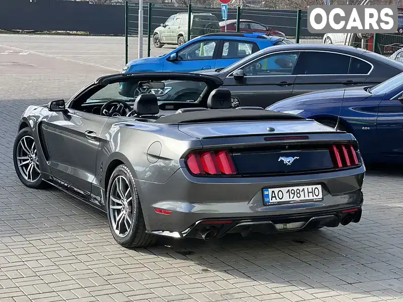 Кабріолет Ford Mustang 2016 2.3 л. Автомат обл. Закарпатська, Ужгород - Фото 1/21