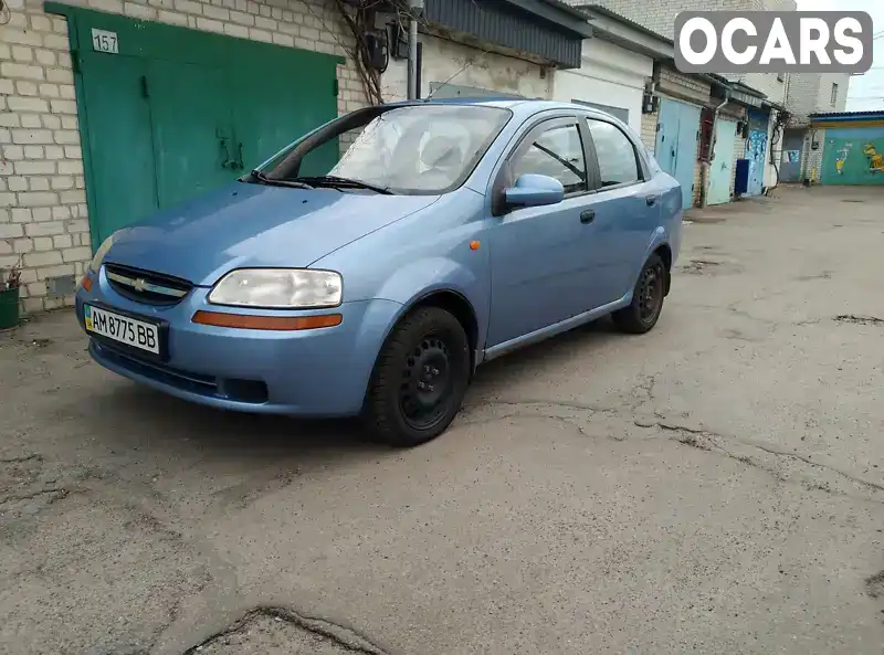 Седан Chevrolet Aveo 2005 1.5 л. Ручная / Механика обл. Житомирская, Житомир - Фото 1/14