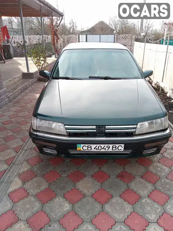 Седан Peugeot 605 1992 2.1 л. обл. Черниговская, Бобровица - Фото 1/9