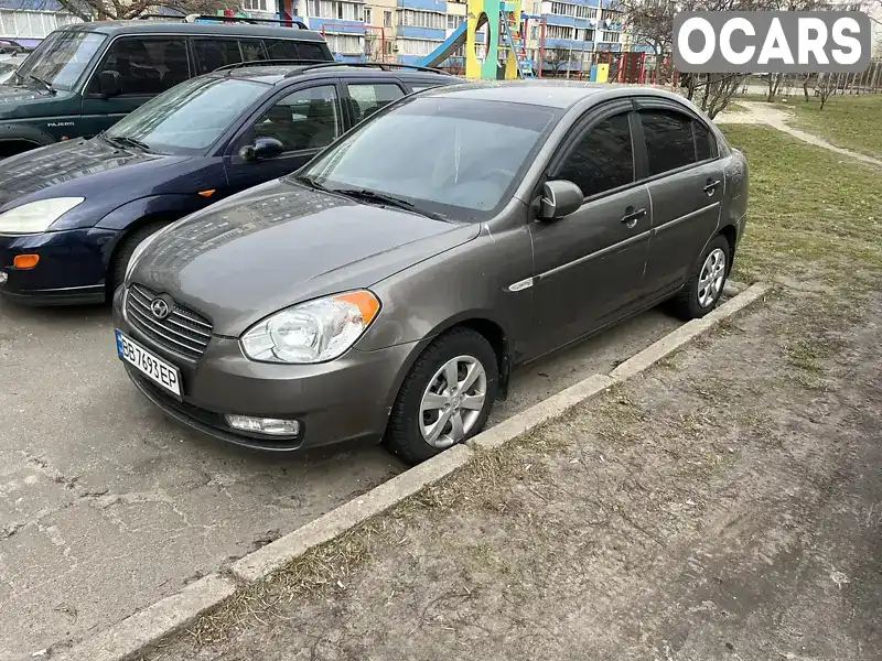 Седан Hyundai Accent 2008 1.4 л. Ручна / Механіка обл. Київська, Київ - Фото 1/11