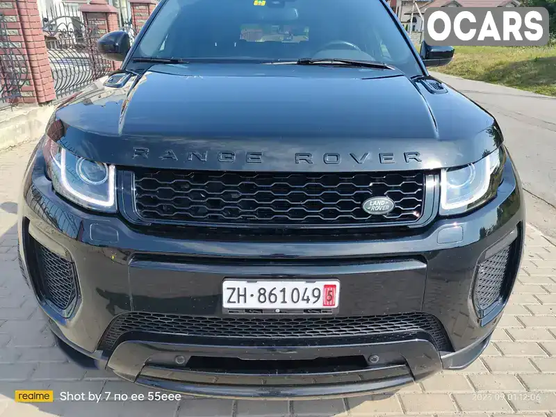 Позашляховик / Кросовер Land Rover Range Rover Evoque 2016 2 л. Автомат обл. Рівненська, Рівне - Фото 1/6