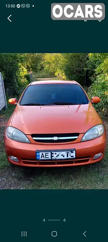 Хетчбек Chevrolet Lacetti 2007 1.6 л. Ручна / Механіка обл. Дніпропетровська, Кривий Ріг - Фото 1/5