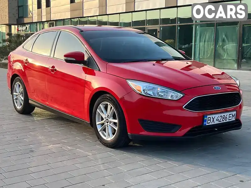 Седан Ford Focus 2016 2 л. Автомат обл. Хмельницкая, Хмельницкий - Фото 1/21