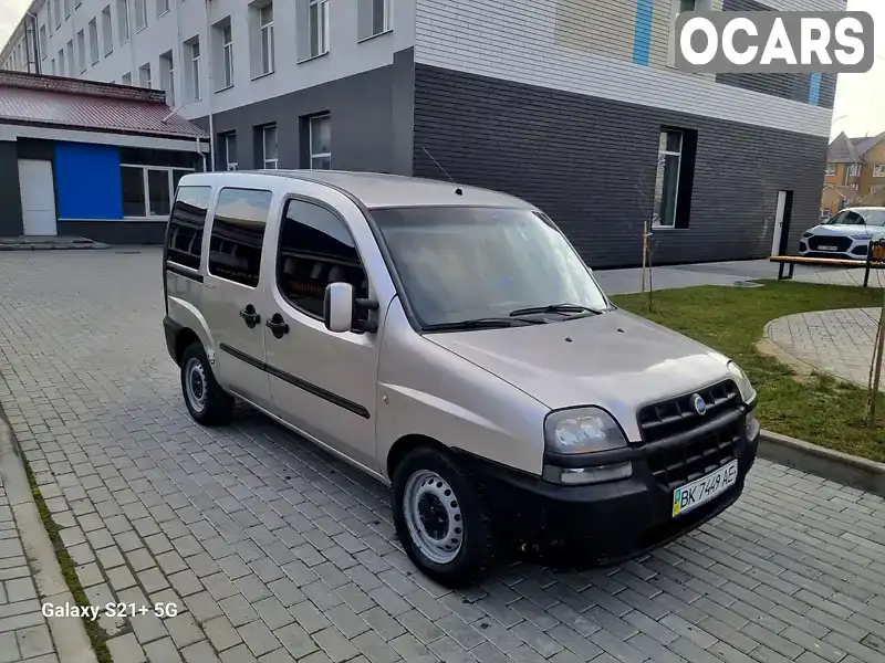 Мінівен Fiat Doblo 2002 1.9 л. Ручна / Механіка обл. Волинська, Луцьк - Фото 1/21