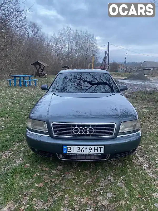 Седан Audi A8 2002 3.33 л. Автомат обл. Полтавская, Новые Санжары - Фото 1/17